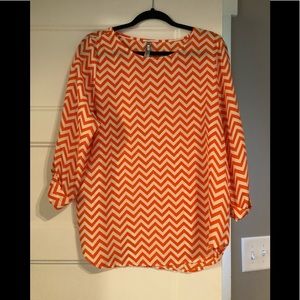 Chevron Stripes Blouse